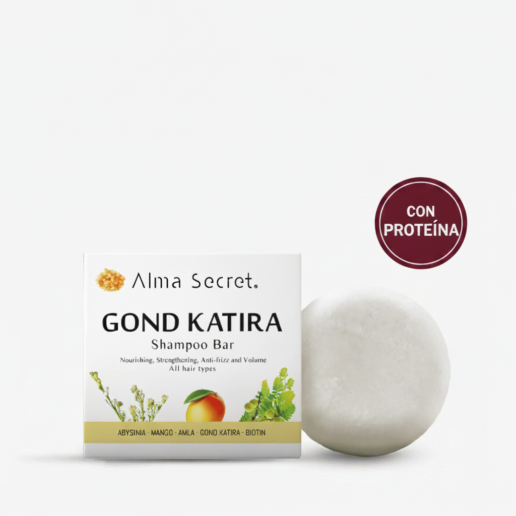 Alma Secret Katira Shampoo Bar con sello CON PROTEINA