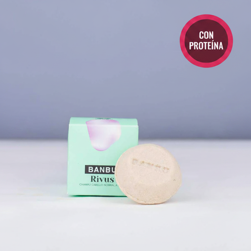 Banbu RIVUS con sello CON PROTEÍNA esquina superior