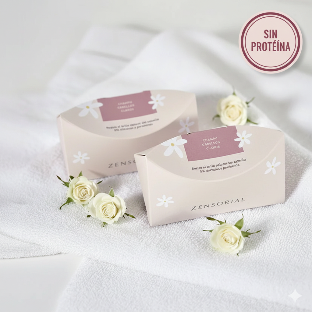 Champú Cabellos Claros Zensorial con sello sin proteína
