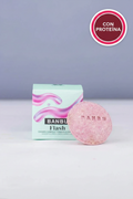 Champú Reparador Cabello Dañado FLASH con sello de proteínas fuera de la caja