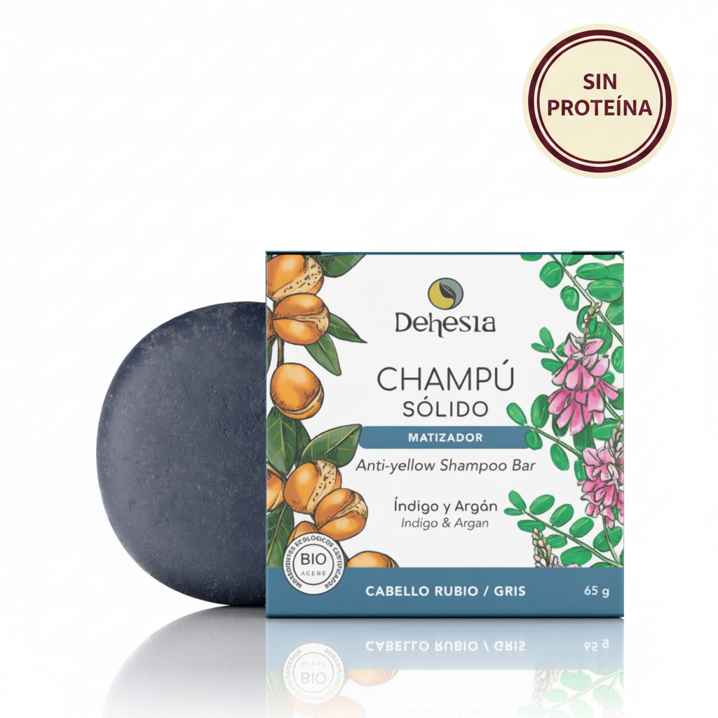 Champú Sólido Dehesia con sello Sin Proteína