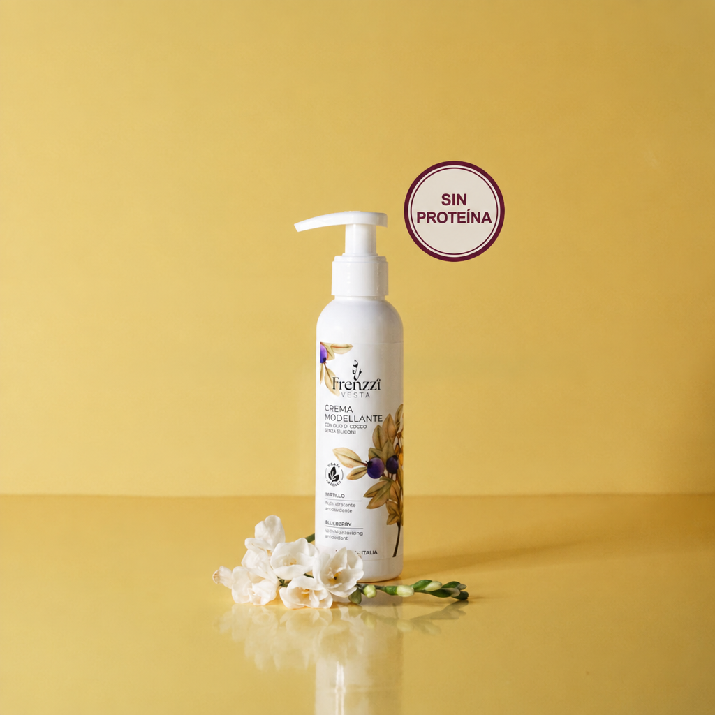 Crema modellante con sello SIN PROTEINA corregido