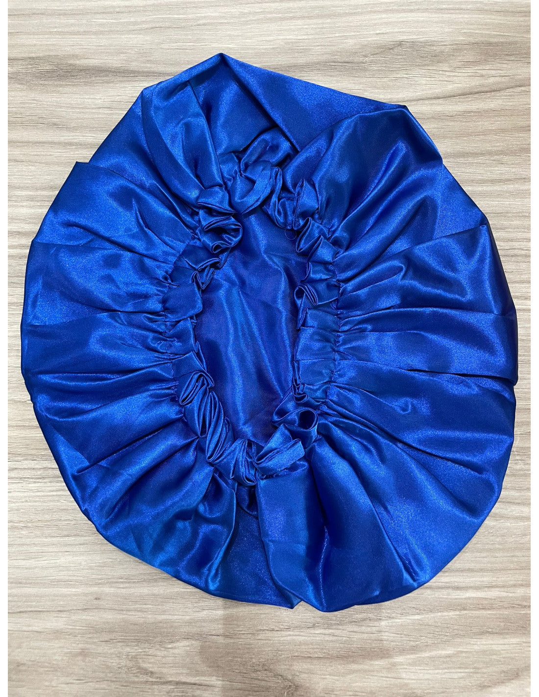Gorro de satén anti frizz color azul