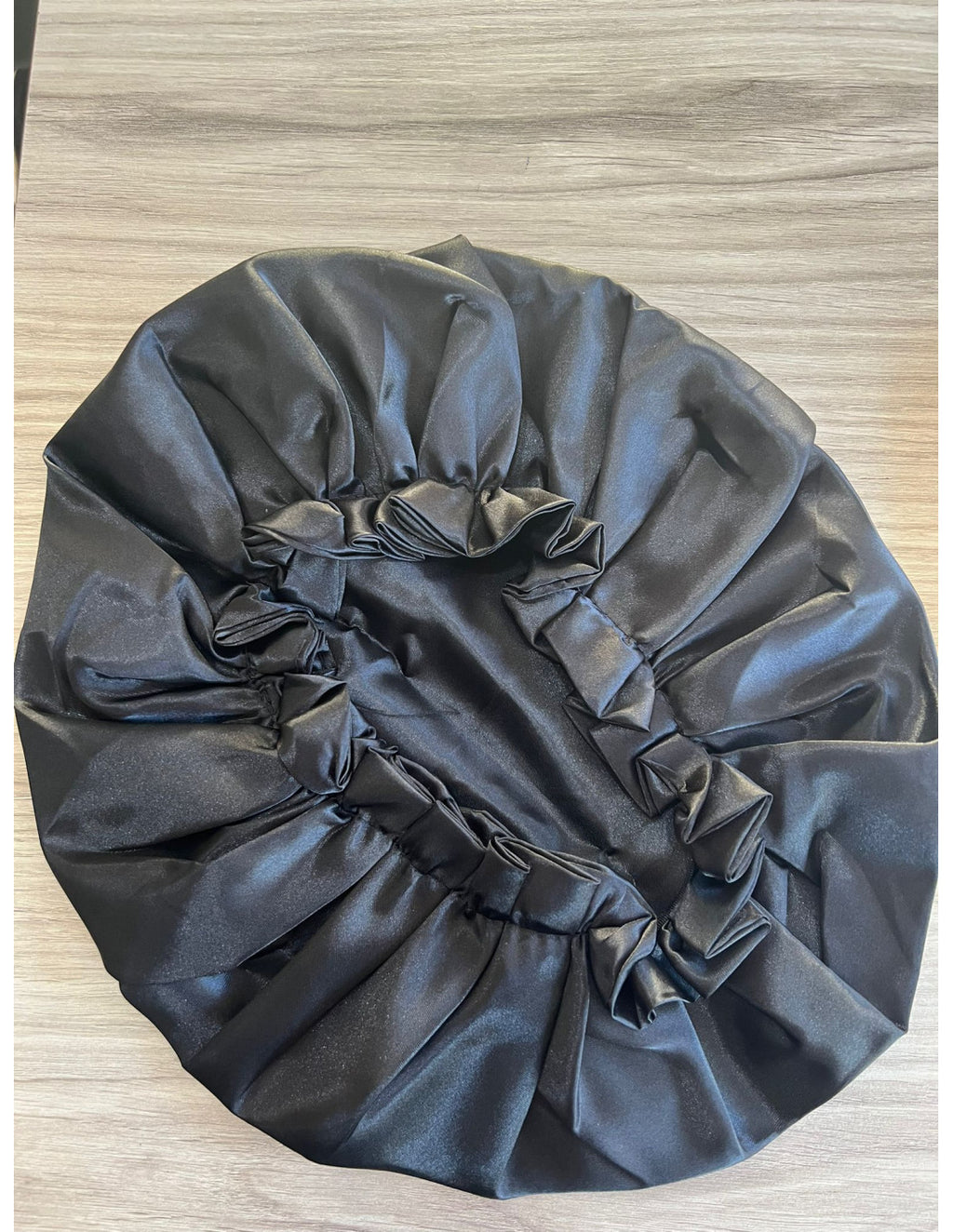 Gorro de satén anti frizz color negro