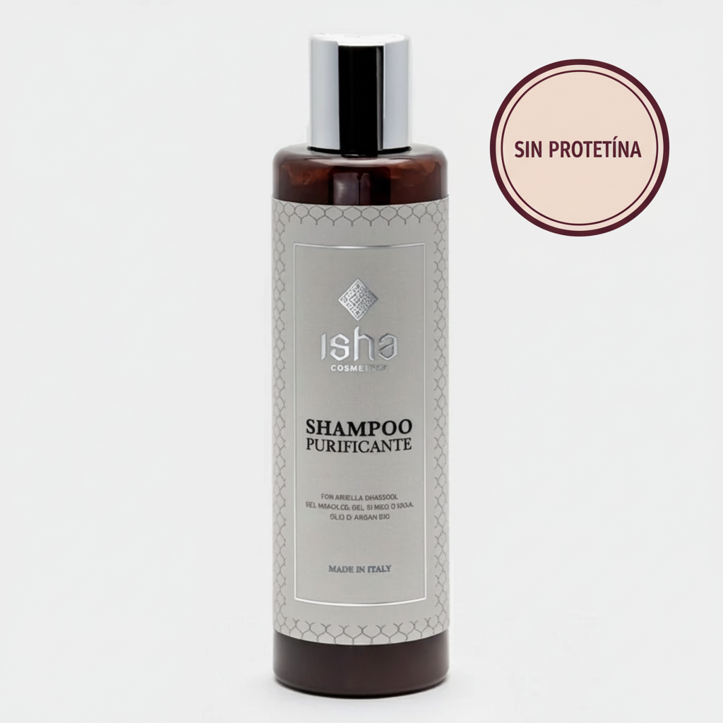 Isha Champú Purificante - sello Sin Proteína