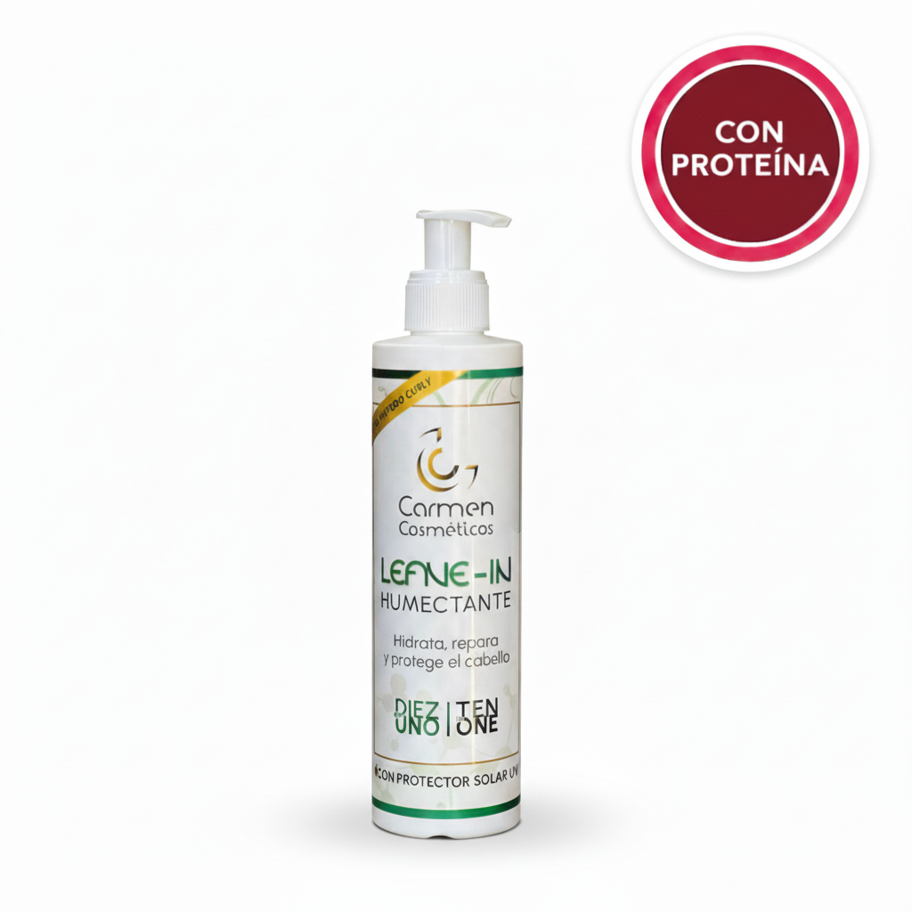 Leave-In Humectante Carmen Cosméticos con sello CON PROTEÍNA ajustado