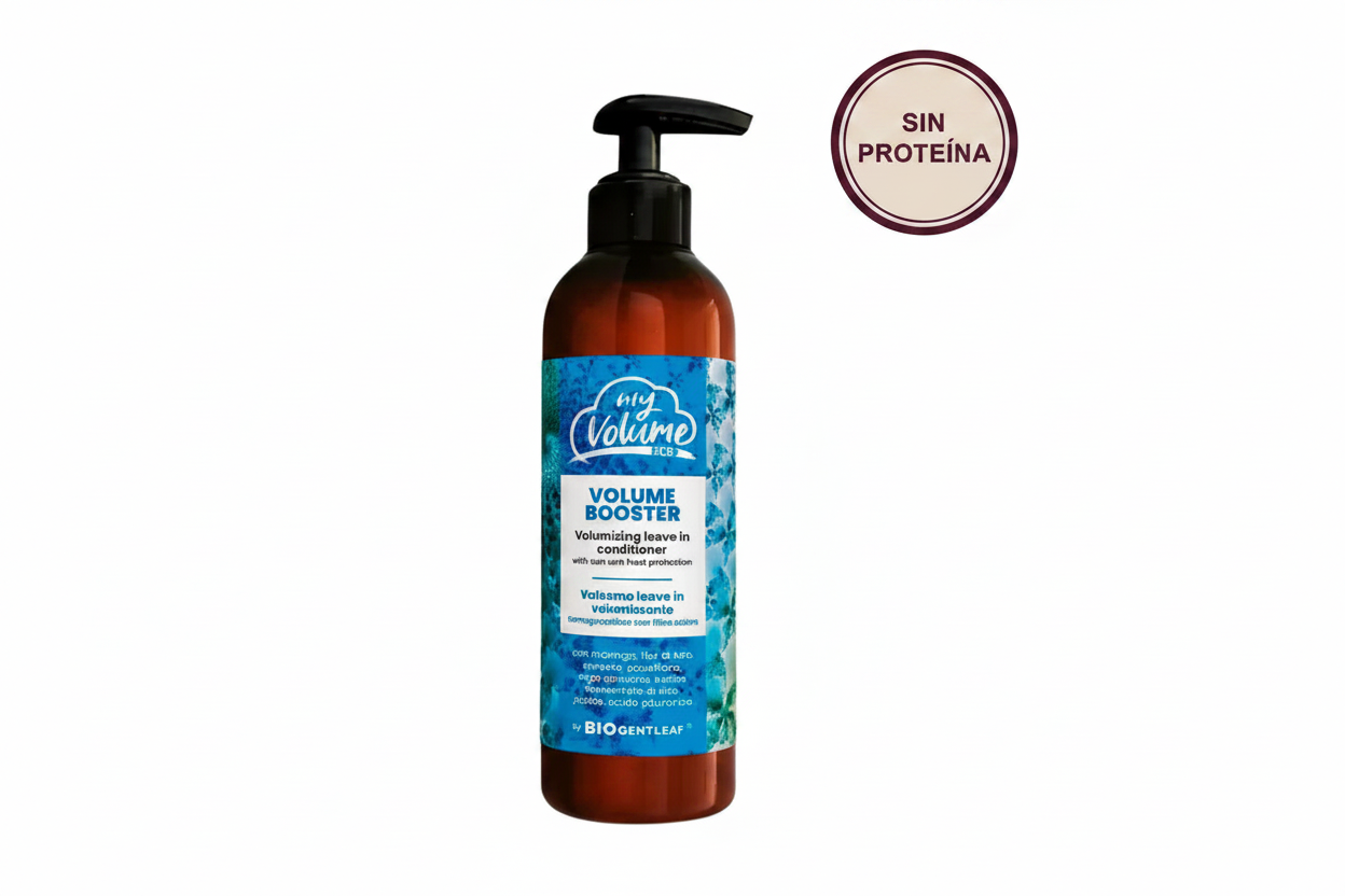 Volume Booster con sello SIN PROTEÍNA